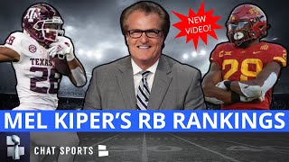 Mel Kiper’s Top 10 RB Prospects For 2022 NFL Draft Led By Breece Hall  NFL Draft Prospect Rankings [upl. by Vevay]