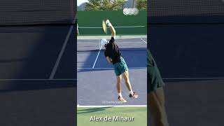 Alex de Minaur Serve  Slow Motion shorts [upl. by Cotter]