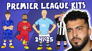 PREMIER LEAGUE KITS 2425  442oons Reaction [upl. by Akerue986]