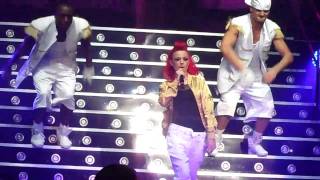 Cher Lloyd Boom Shake The Room Live Wembley Arena HD [upl. by Nitza640]