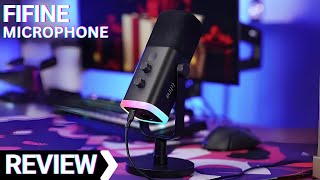 FiFine AM8 Dynamic Microphone USBXLR Detailed Review Pros Cons amp Comparison [upl. by Canute653]