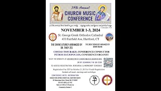 39th Church Music Conference  Dr Tikey Zes Liturgy  St George GO Cathedral Hartford CT [upl. by Elfreda]