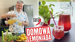 Domowa lemoniada 👍 Cytrynowa i malinowa 😃 Szybki przepis GOTUJEMY [upl. by Iduj782]