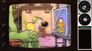 1991  Grimmy  Garfield promotes Grimmy on Kid TV [upl. by Denver]