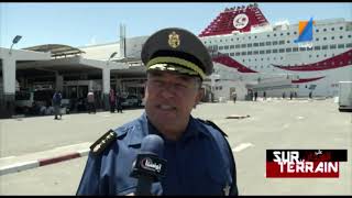 Reportage Douane Tunisienne  Port de la Goulette Tunis [upl. by Morley703]