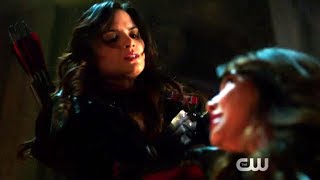 Arrow  Season 5 Finale  Nysa Fights Talia and Deathstroke Helps  The CW [upl. by Hersh]