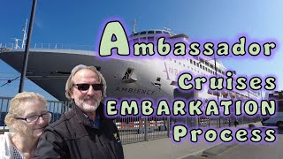 Ambassador Cruises Embarkation Process from Tilbury London [upl. by Rukna]