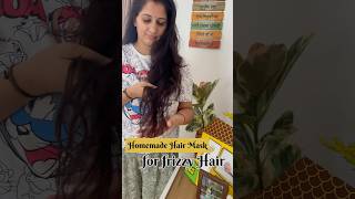 DIY FRIZZY HAIR MASK hairmask diy diyhairmask haircare homemade hairtransformation shorts yt [upl. by Madra]