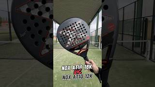 NOX AT10 18K VS AT10 12K  padel shorts fyp [upl. by Adnilemre]