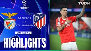 HIGHLIGHTS  Benfica vs Atlético de Madrid  UEFA Champions League 2425  TUDN [upl. by Linc733]