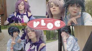 COSPLAY VLOG  Анемо архонт и член группировки Цисин \ Genshin Impact [upl. by Etnovert]