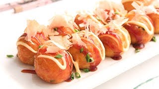 Takoyaki  Receta Fácil de Bolas de Pulpo Japonesas [upl. by Reel]