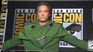 Robert Downey Jr Surprise “Dr Doom” Appearance at Hall H San Diego ComicCon 2024 [upl. by Gould430]