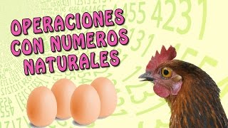 Operaciones básicas con números naturales Suma Resta Multiplicación y División [upl. by Amalea939]