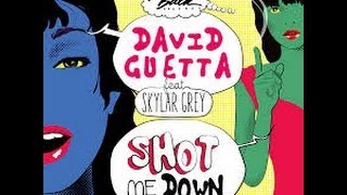 David Guetta  Shot Me Down ft Skylar Grey Lyrics Video [upl. by Bate314]