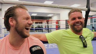 BS  BILLY JOE SAUNDERS SAYS HE amp EDDIE HEARN HAVE TEXTED ABOUT HIS RETURN FT BEN DAVISON [upl. by Bastien]