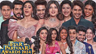 Celebrities arrives at Star Parivaar Awards 2024  Hiba Nawab Aditi Samriddhi Rohit Bhavika [upl. by Warrenne]