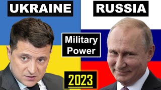 Ukraine vs Russia Military Power Comparison 2023 [upl. by Kesley356]