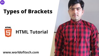 Types of Brackets  HTML Tutorial Step by Step [upl. by Assirialc]