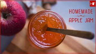 Homemade Apple Jam  Easy to make  Recipe [upl. by Neemsaj]