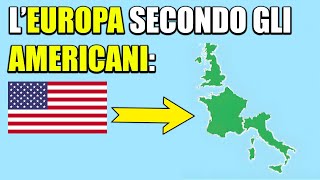 L EUROPA🇪🇺 SECONDO GLI AMERICANI🇺🇸 MAPPE TERRIBILI [upl. by Cynara]