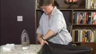 How to Iron Clothes  How to Iron Synthetic Fabrics [upl. by Eissirc]