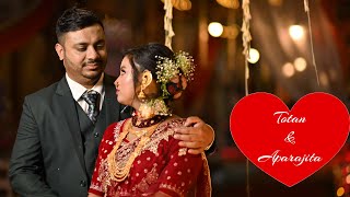 Toton amp Aparajita Bengali Wedding Highlights jaigaon bengaliwedding [upl. by Eilagam]