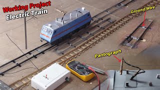 पेंटोग्राफ  Pantograph Train how it works  Contact Wire  Catanery Wire  Electric Train Project [upl. by Edita]