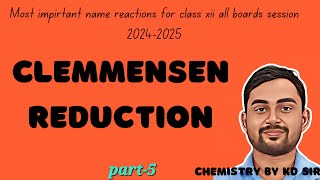 Clemmensen reduction class 12 [upl. by Lazarus]