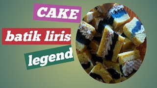 cara membuat cake batik liriskeik legendaris resep dari ibunda 👍 [upl. by Sansen448]