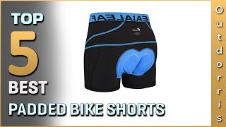 Top 5 Best Padded Bike Shorts Review in 2023 [upl. by Anrahs402]