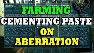 Best cementing paste farming options in aberration [upl. by Atinna913]