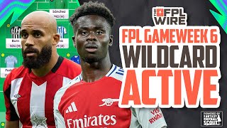 GW6 WILDCARD ACTIVE  The FPL Wire  Fantasy Premier League Tips 202324 [upl. by Tisbe497]