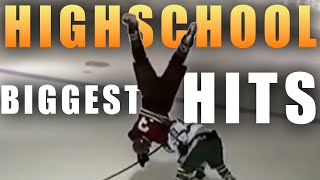 High School Hockey BIGGEST HITS  2BC Reacts [upl. by Silevi]