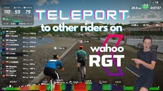 New Teleportation Feature on RGT Makes Riding With People EASY [upl. by Ailimac670]