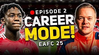 MAN UTD FC 25 CAREER MODE EPISODE 2 [upl. by Ayortal141]