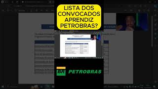 LISTA CLASSIFICADOS JOVEM APRENDIZ PETROBRAS [upl. by Carlstrom531]