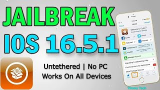 Jailbreak iOS 1651 Untethered No Computer  Unc0ver Jailbreak 1651 Untethered [upl. by Aehsrop]