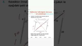 Eşkenar dörtgen sorusu ve çözümü yks matematik geometri yks2023tayfa matematike kpss [upl. by Aitak410]