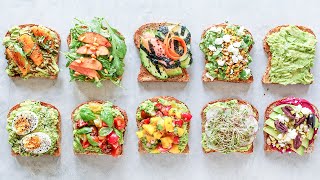 How to Make Avocado Toast 10 WAYS [upl. by Khalsa985]