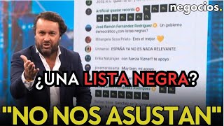 quotNO NOS ASUSTAN SOMOS PERIODISTASquot NEGOCIOS TV RESPONDE A LA SUPUESTA LISTA NEGRA DEL GOBIERNO [upl. by Intihw557]