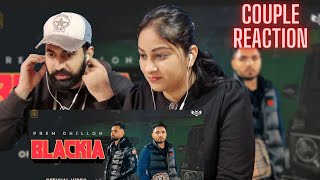 BLACKIA  PREM DHILLON  SAN B  GOLD MEDIA  TEJI SANDHU  Couple Reaction Video [upl. by Orian310]