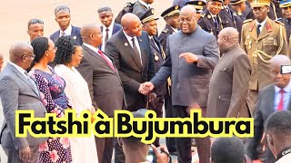 Comment Tshisekedi a été reçu au sommet du Burundi Kagame absent alliances en mutation [upl. by Ylrebmek]