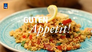 CouscousSalat mit buntem Gemüse  Rezept der ALDI inspiriert [upl. by Laspisa602]