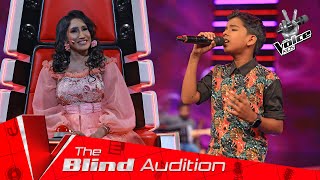 Manuth Damsitha  Mile Ho Tum Humko  Blind Auditions [upl. by Llieno720]