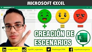 Cómo Crear Escenarios en Excel [upl. by Auhso]