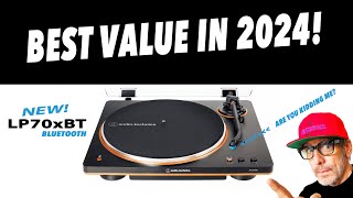 AUDIOTECHNICA LP70xBT IS THE BEST VALUE TURNTABLE THIS YEAR [upl. by Enohpesrep]