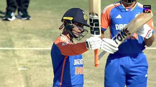 Abhishek Sharma hundred against Zimbabwe highlights 100 47 balls  Abhishek Sharma Century [upl. by Eruza]