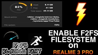 GUIDE Enable F2FS File System on Realme 3 Pro  Boost Speed of your Rom ftHavoc OS 33 [upl. by Aihtibat]