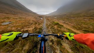 Mtb Trail Riding quotDalwhinnie to Ben Alder pathquot Dalwhinnie Scotland [upl. by Zzabahs]